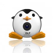 Q1 2017 so cute! mini penguin micro DLP projector 40 lumens support full HD 1080P TF/USB/HDMI/AV3in1