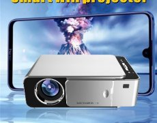 T6 3500 Lumens Portable LED Projector HD 720P HDMI WIFI 2.4G Beamer Support 1080P Home Theatre Video Player
